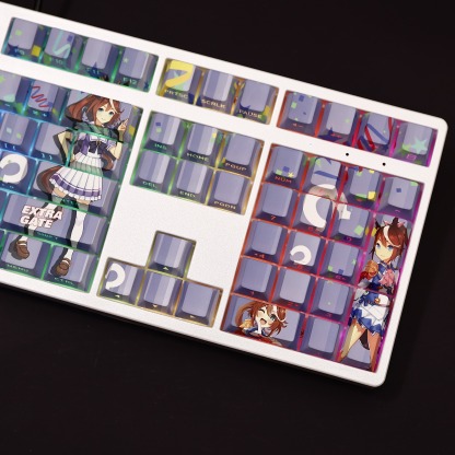 東海帝皇賽馬娘透光RGB108鍵標準配列衛星軸鍵帽-ZUIHANG SHOP