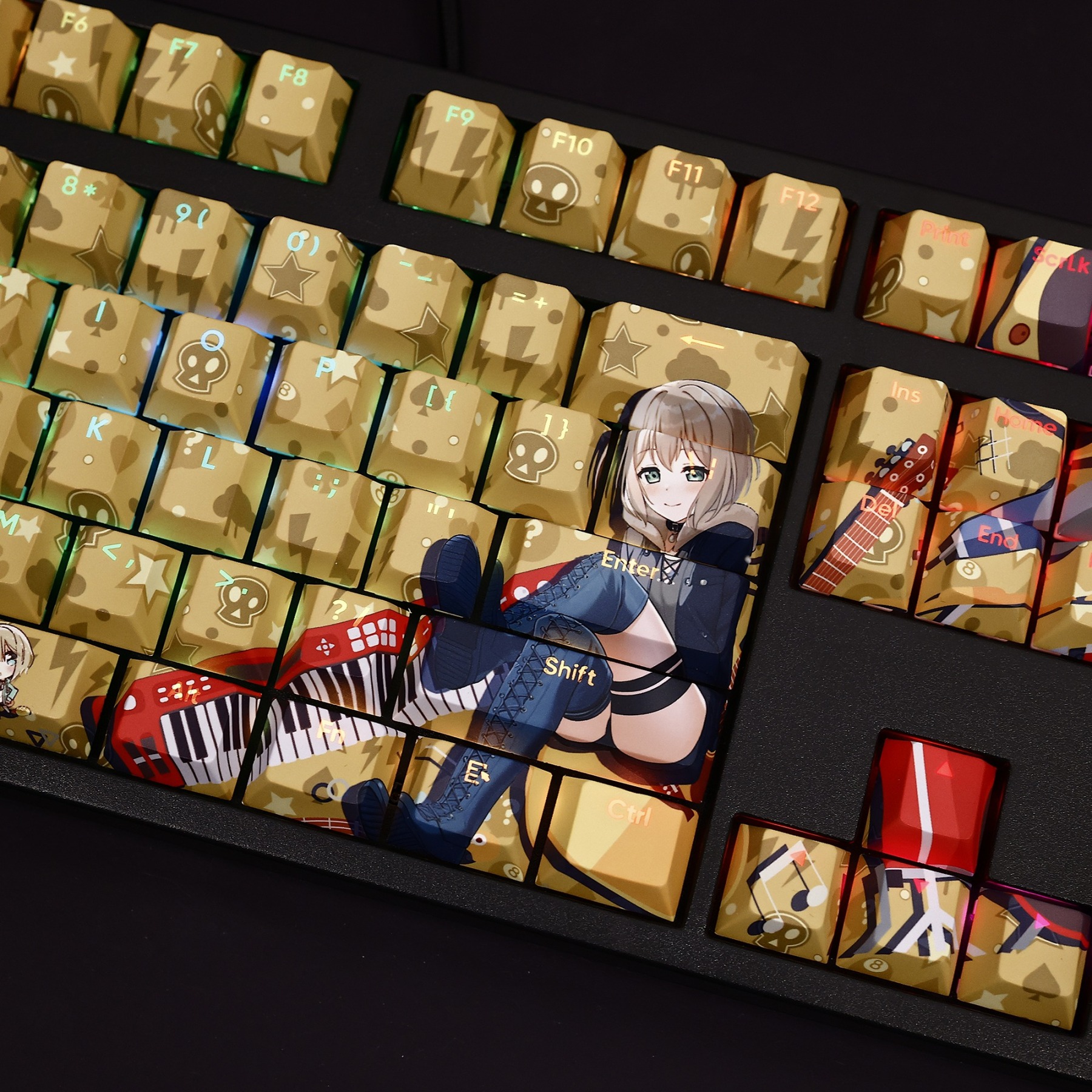 青葉摩卡透光RGB108鍵標準配列衛星軸鍵帽-ZUIHANG SHOP