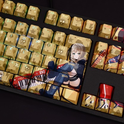 青葉摩卡透光RGB108鍵標準配列衛星軸鍵帽-ZUIHANG SHOP