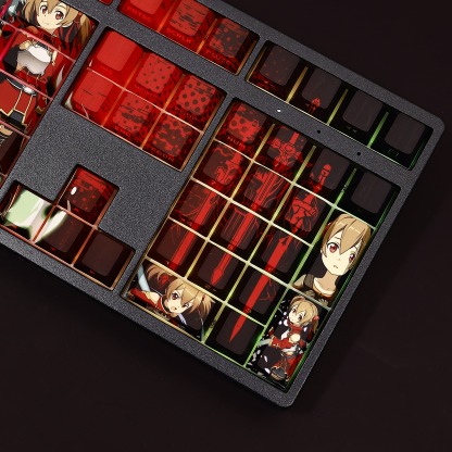 西莉卡透光RGB108鍵標準配列衛星軸鍵帽-ZUIHANG SHOP