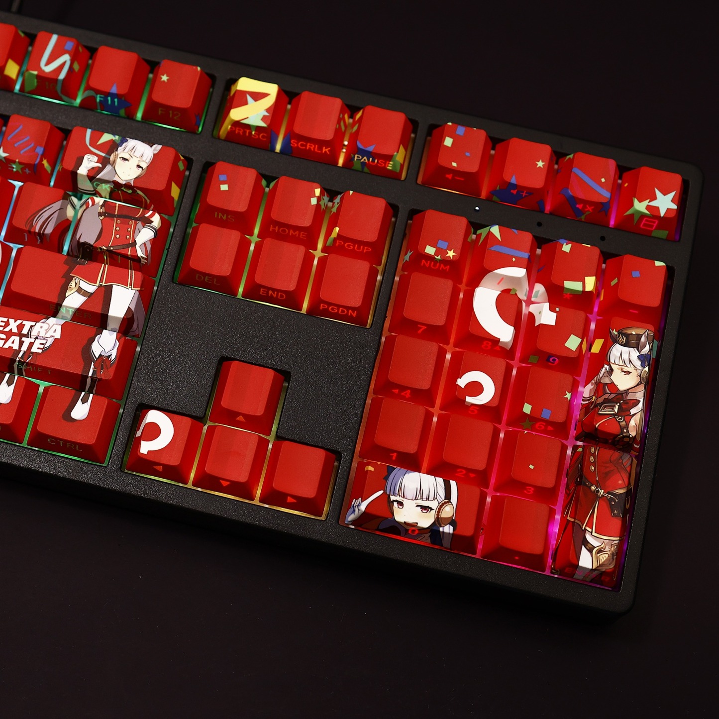 黃金船賽馬娘透光RGB108鍵標準配列衛星軸鍵帽-ZUIHANG SHOP