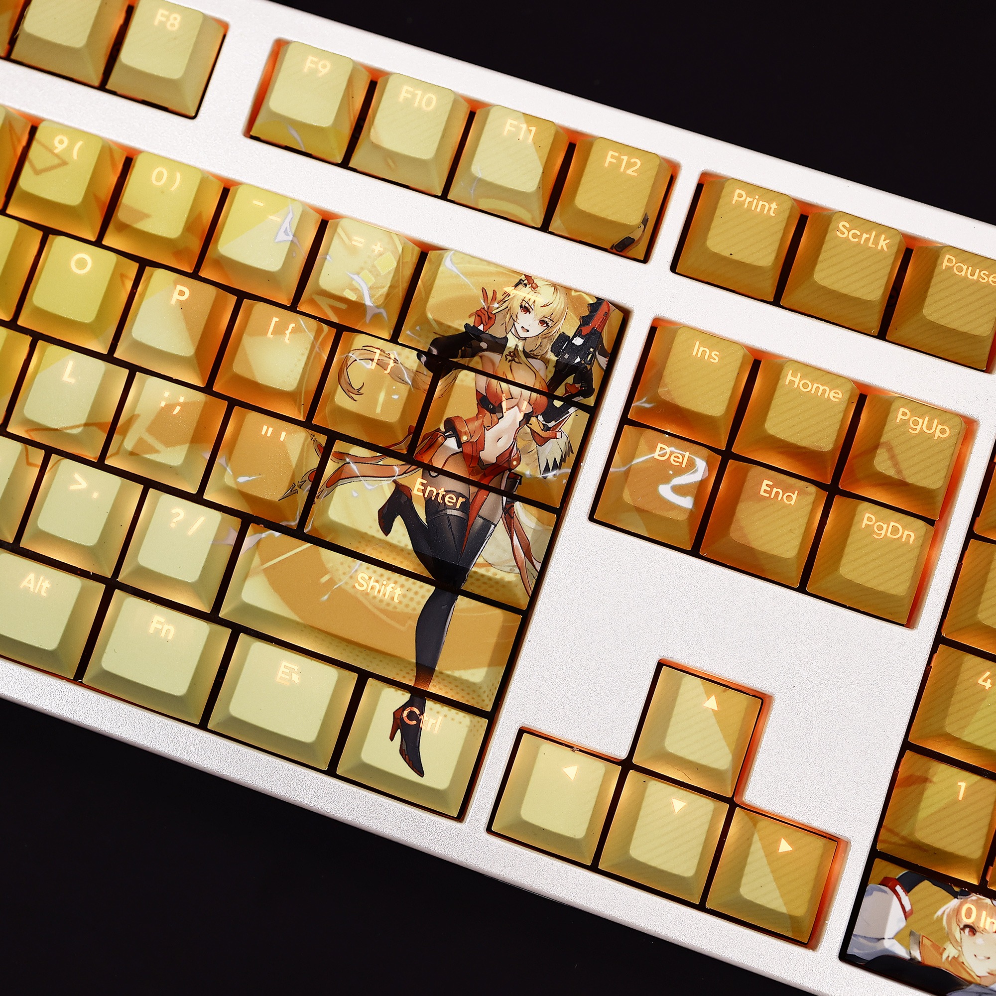 芬妮透光RGB108鍵標準配列衛星軸鍵帽-ZUIHANG SHOP