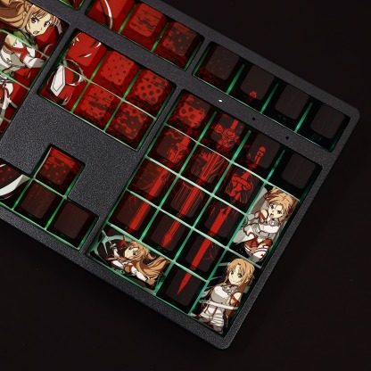 亞絲娜透光RGB108鍵標準配列衛星軸鍵帽-ZUIHANG SHOP