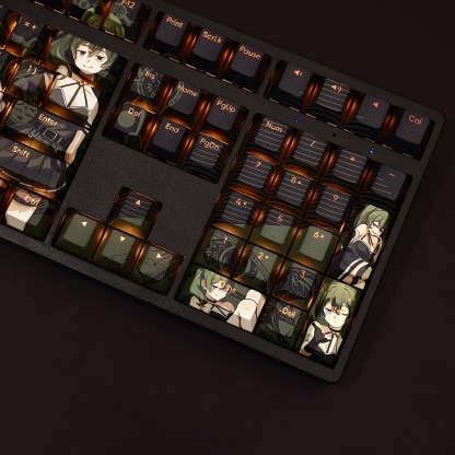 尤貝爾透光RGB108鍵標準配列衛星軸鍵帽-ZUIHANG SHOP