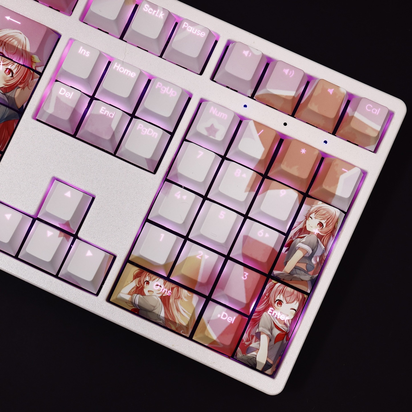 桃井愛莉透光RGB108鍵標準配列衛星軸鍵帽-ZUIHANG SHOP