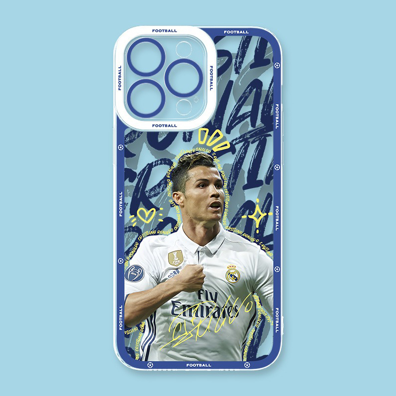 足球明星天使眼透明防摔軟殼-ZUIHANG SHOP