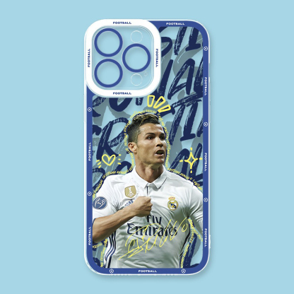 足球明星天使眼透明防摔軟殼-ZUIHANG SHOP