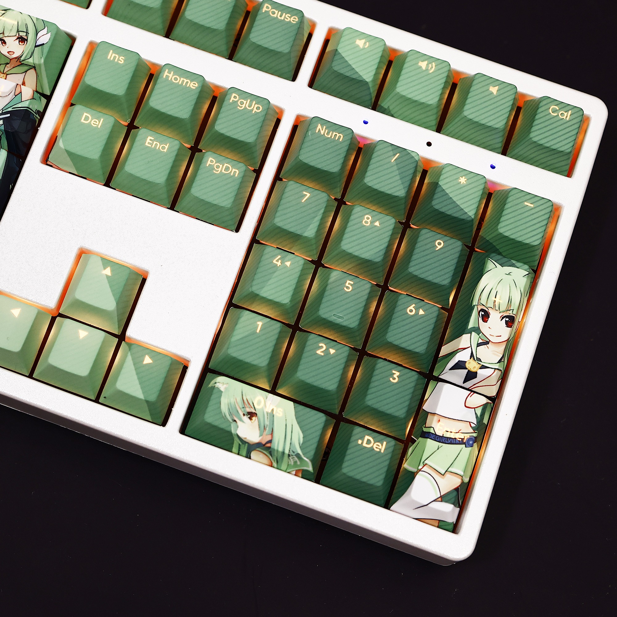 萌百娘透光RGB108鍵標準配列衛星軸鍵帽-ZUIHANG SHOP