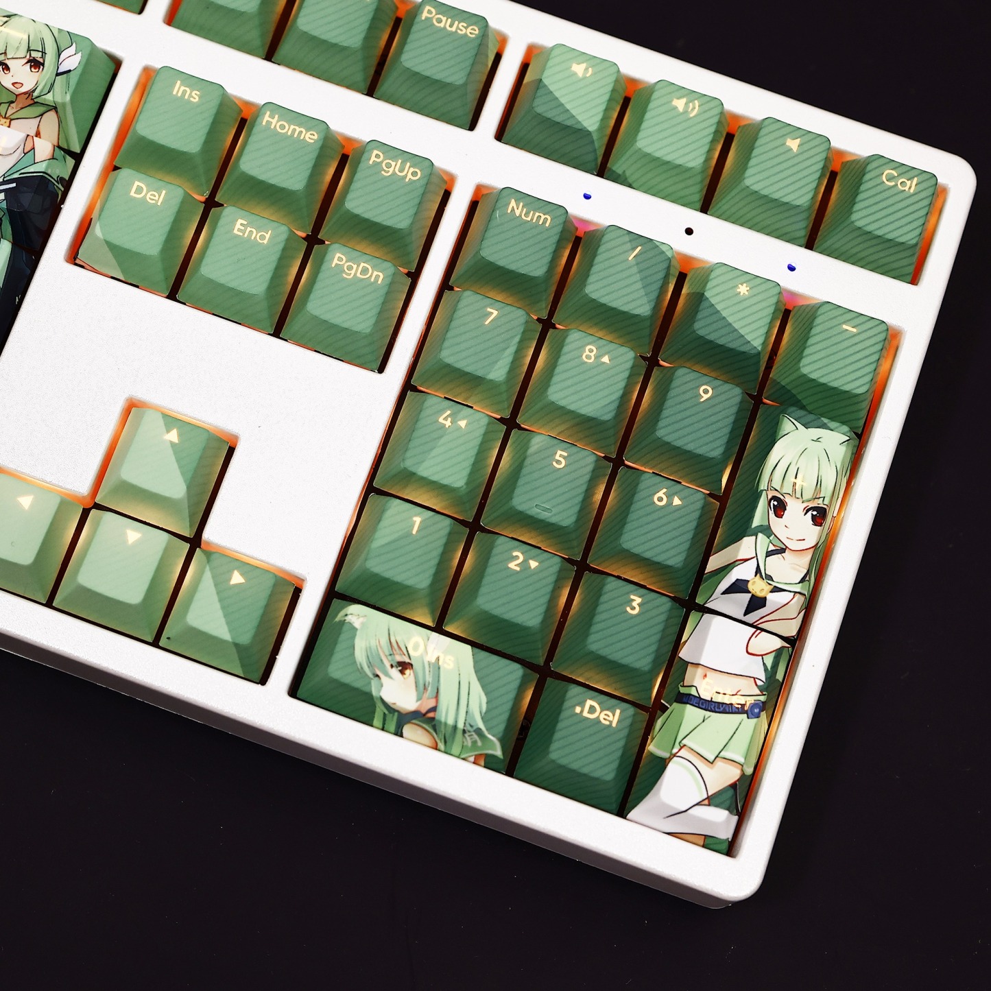 萌百娘透光RGB108鍵標準配列衛星軸鍵帽-ZUIHANG SHOP