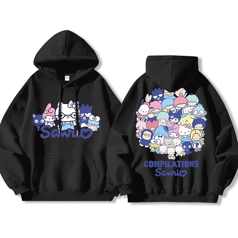 三麗鷗新款 親子情侶男女款連帽衛衣-ZUIHANG SHOP