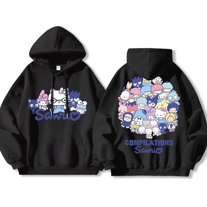 三麗鷗新款 親子情侶男女款連帽衛衣-ZUIHANG SHOP