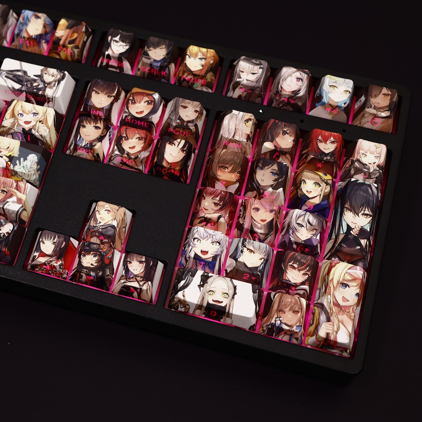 勝利女神妮姬透光RGB108鍵標準配列衛星軸鍵帽-ZUIHANG SHOP