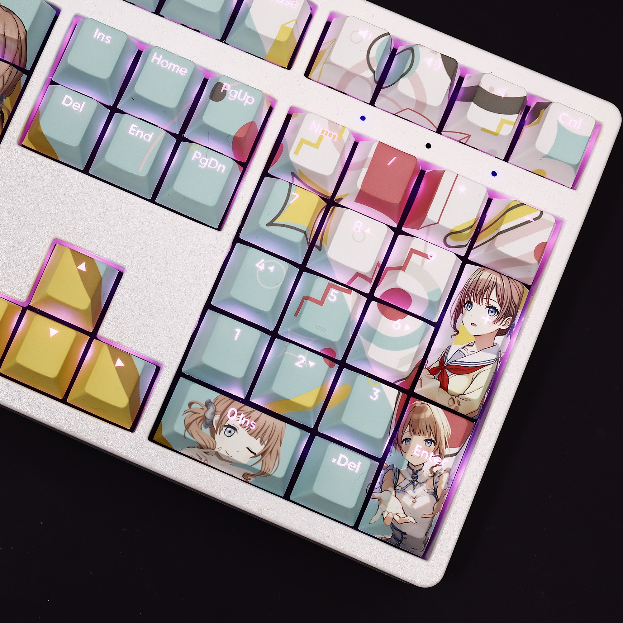 望月穗波透光RGB108鍵標準配列衛星軸鍵帽-ZUIHANG SHOP