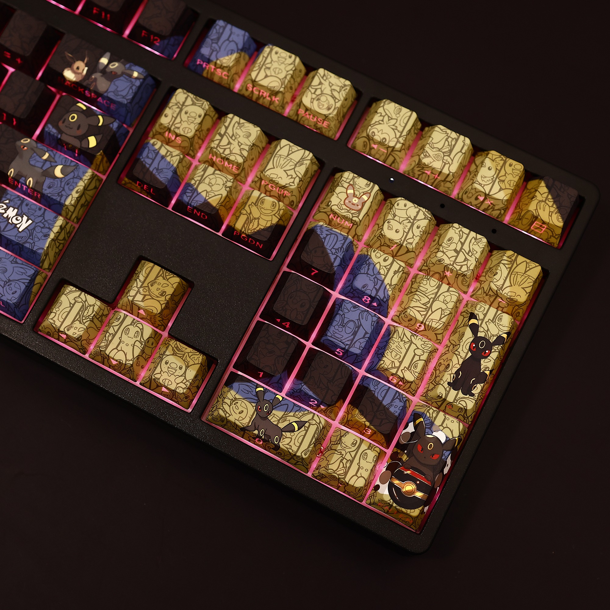 月亮伊布 108鍵 標準配列 衛星軸鍵帽-ZUIHANG SHOP