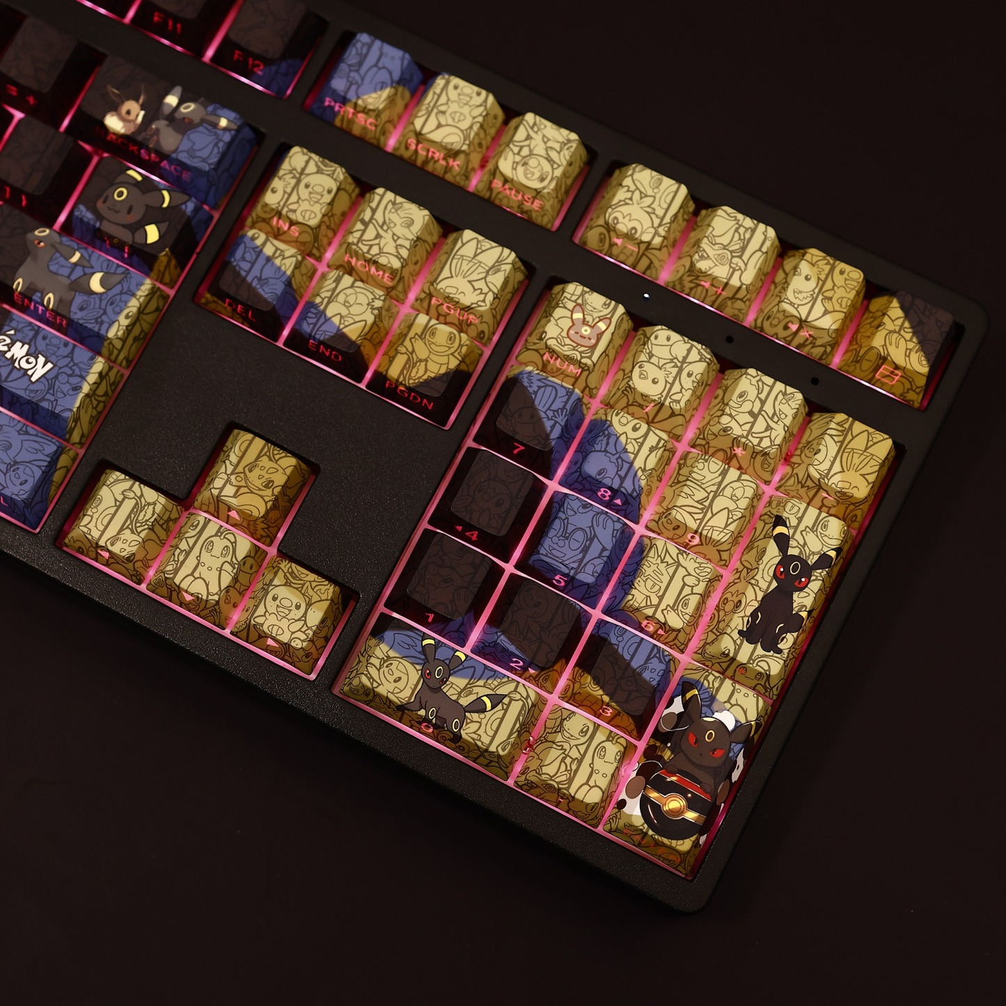 月亮伊布 108鍵 標準配列 衛星軸鍵帽-ZUIHANG SHOP