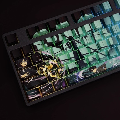 桐人透光RGB108鍵標準配列衛星軸鍵帽-ZUIHANG SHOP