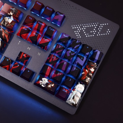 RO姬雪舞禮服版透光RGB108鍵標準配列衛星軸鍵帽-ZUIHANG SHOP