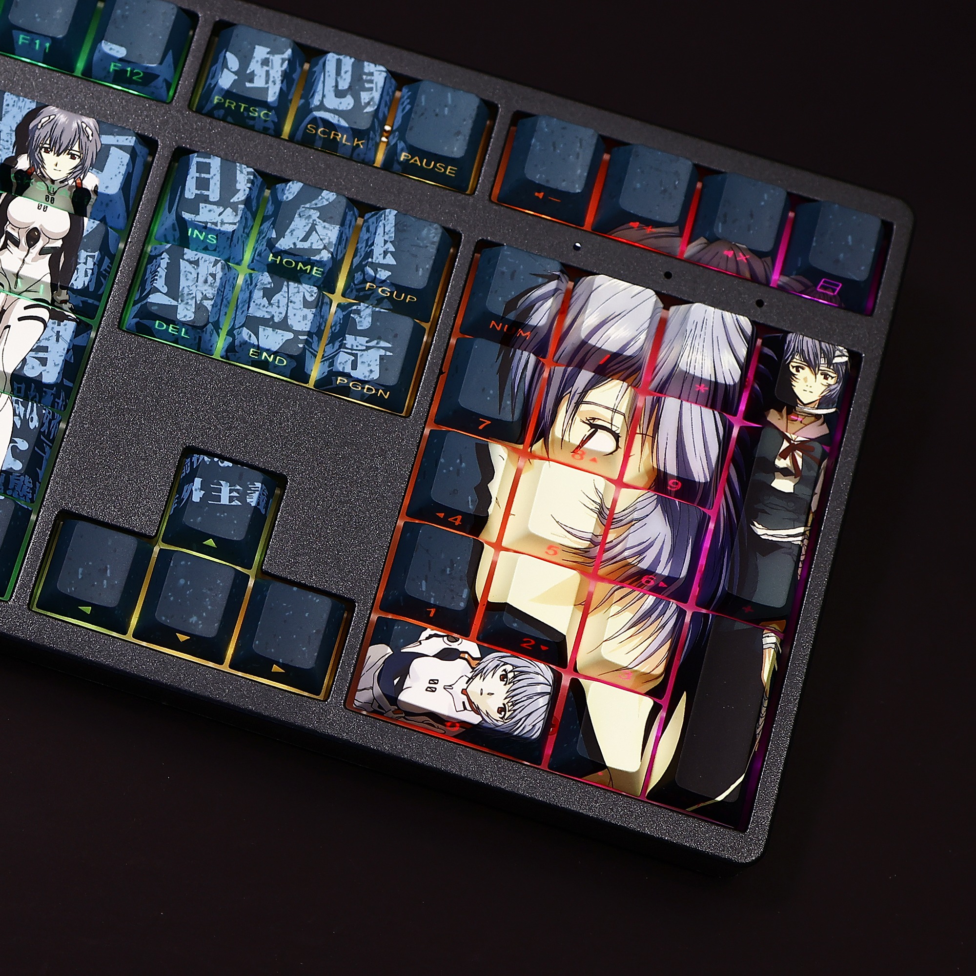 綾波麗透光RGB108鍵標準配列衛星軸鍵帽-ZUIHANG SHOP