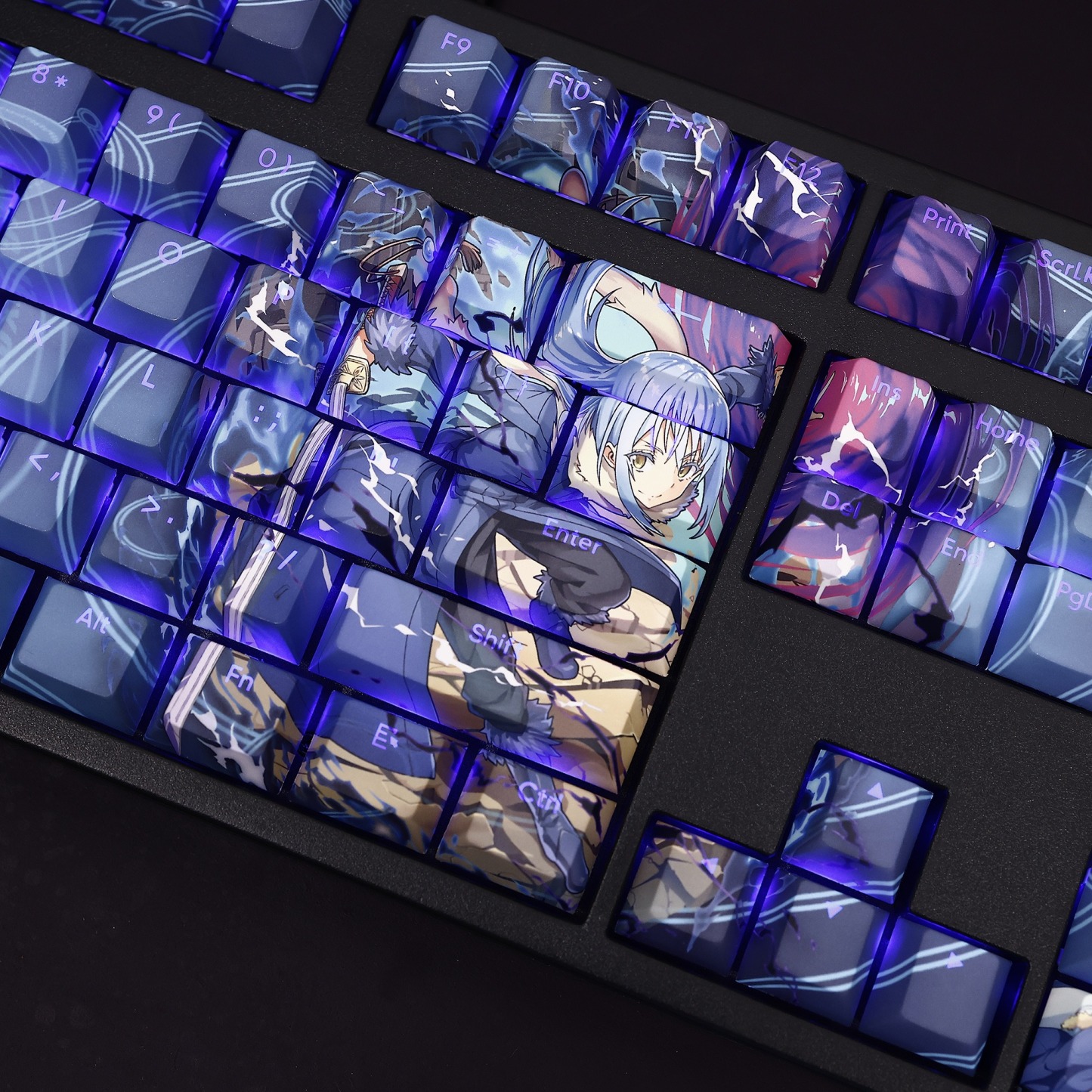 利姆魯透光RGB108鍵標準配列衛星軸鍵帽