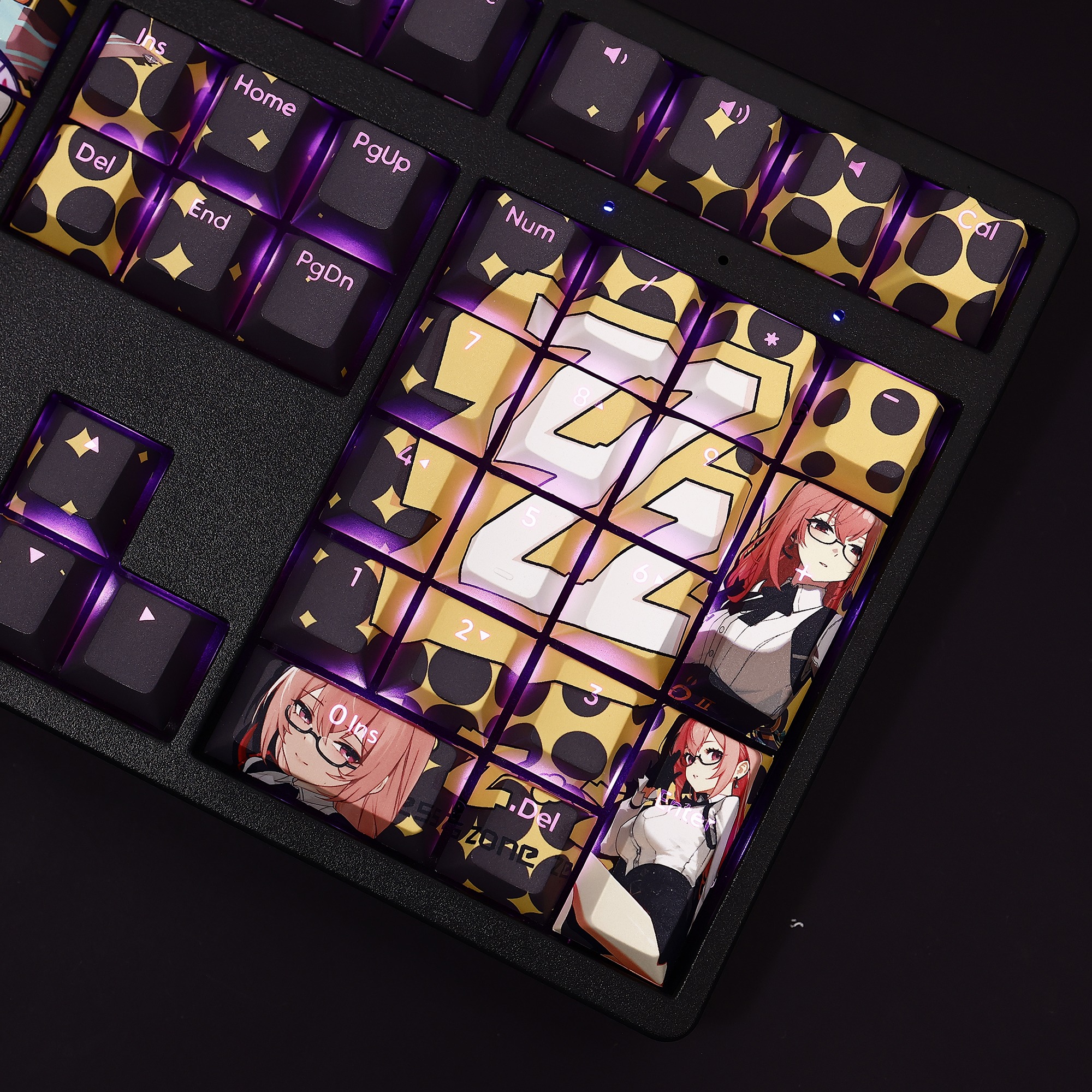 月城柳透光RGB108鍵標準配列衛星軸鍵帽-ZUIHANG SHOP