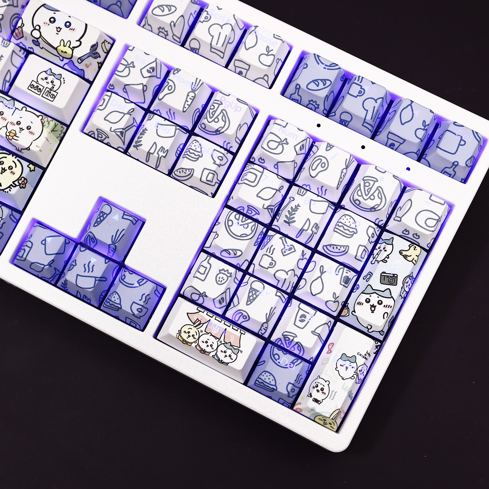 Chiikawa透光RGB108鍵標準配列衛星軸鍵帽-ZUIHANG SHOP