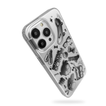 名偵探柯南「電鍍」IMD雙層印花 軟邊硬背 磨砂手機殼-ZUIHANG SHOP