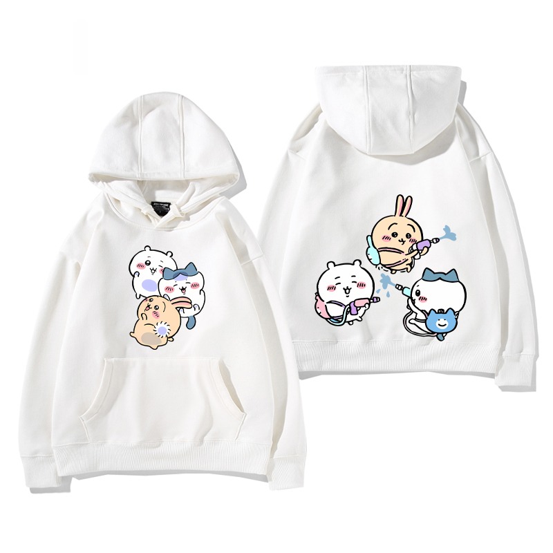 Chiikawa 2025秋冬新款 親子情侶男女連帽衛衣