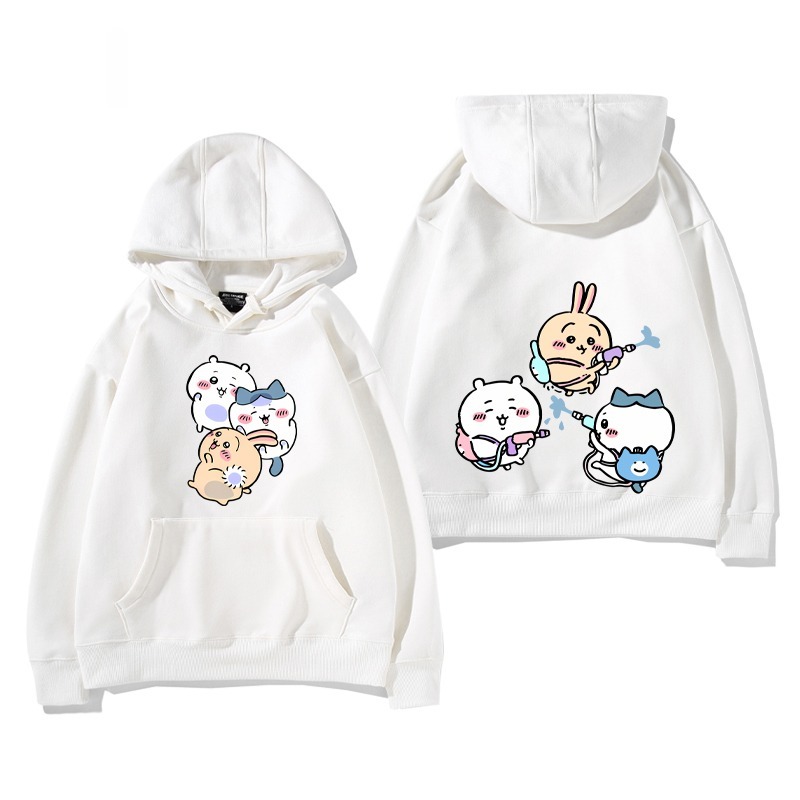 Chiikawa 2025秋冬新款 親子情侶男女連帽衛衣