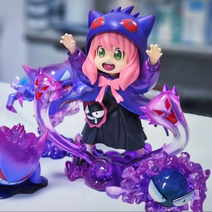 安妮亞COS耿鬼 限量版 神奇寶貝模型