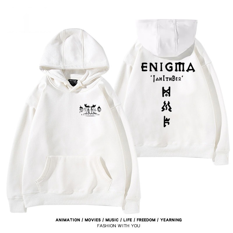 暗黑破壞神 秋冬新款 親子情侶裝連帽衛衣