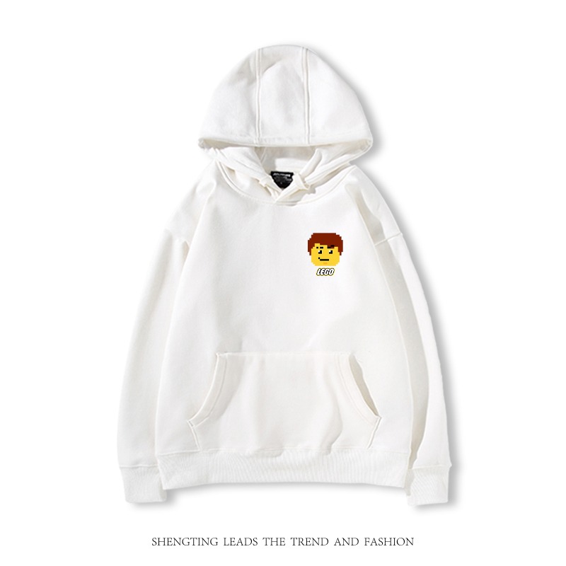 樂高積木 2025秋冬新款 親子情侶裝連帽衛衣