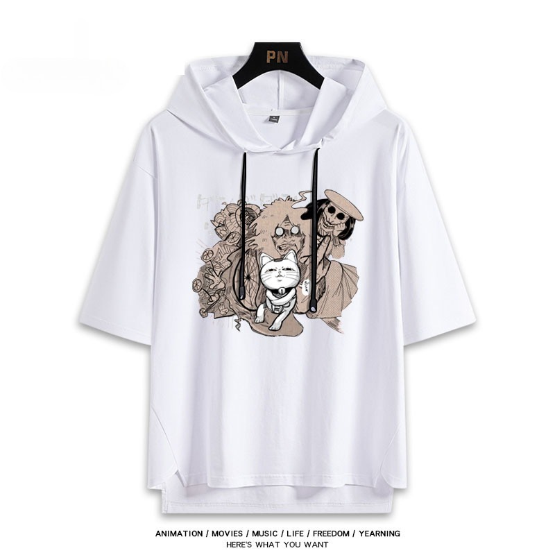 膽大黨新款 親子情侶男女款連帽短袖T恤-ZUIHANG SHOP