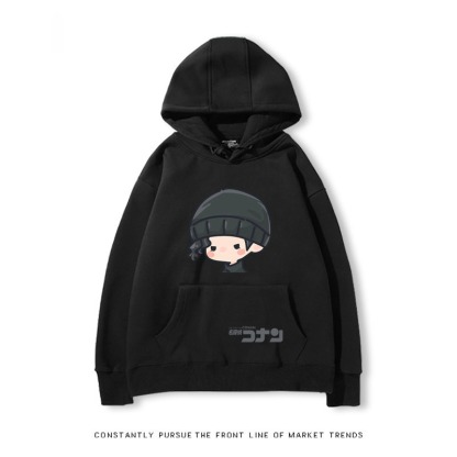 名偵探柯南 秋冬新款 親子情侶裝連帽衛衣