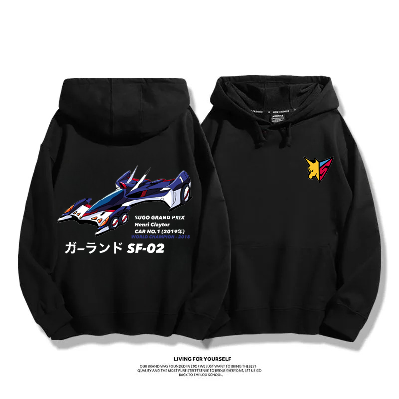 閃電霹靂車新款 親子情侶男女款連帽衛衣