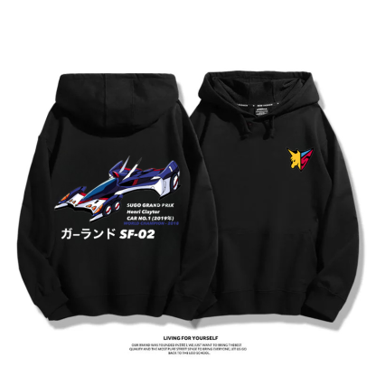 閃電霹靂車新款 親子情侶男女款連帽衛衣