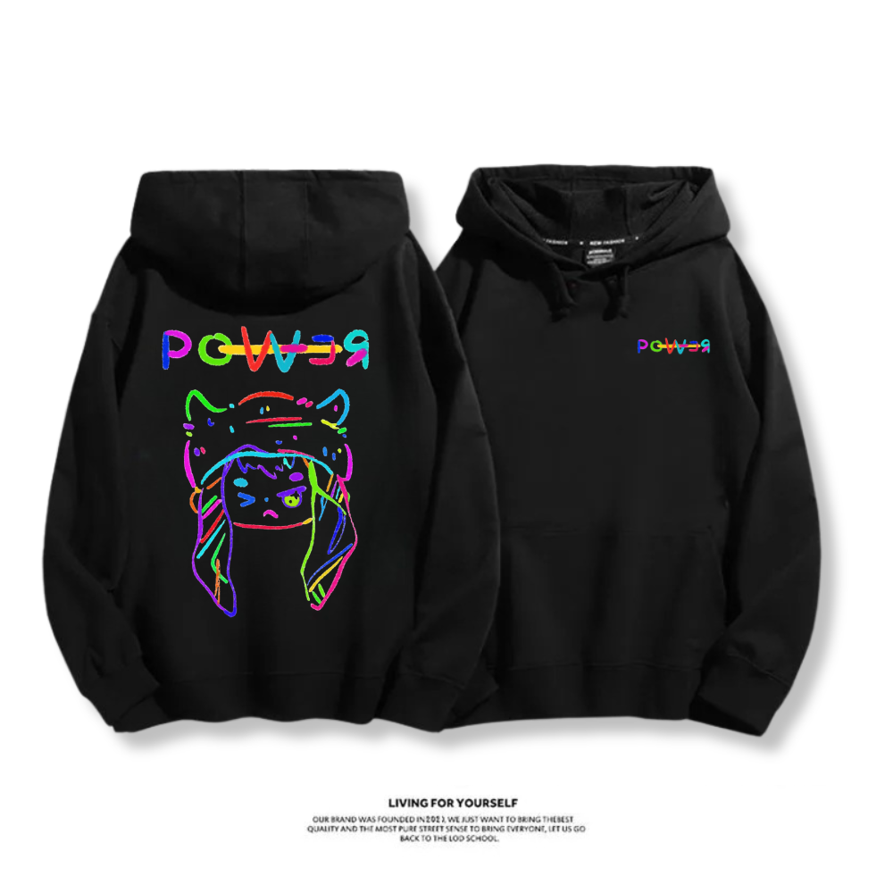 GD權志龍 2025秋冬新款 親子情侶男女連帽衛衣