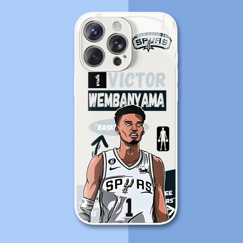 NBA球星新款高清全包防摔玻璃殼