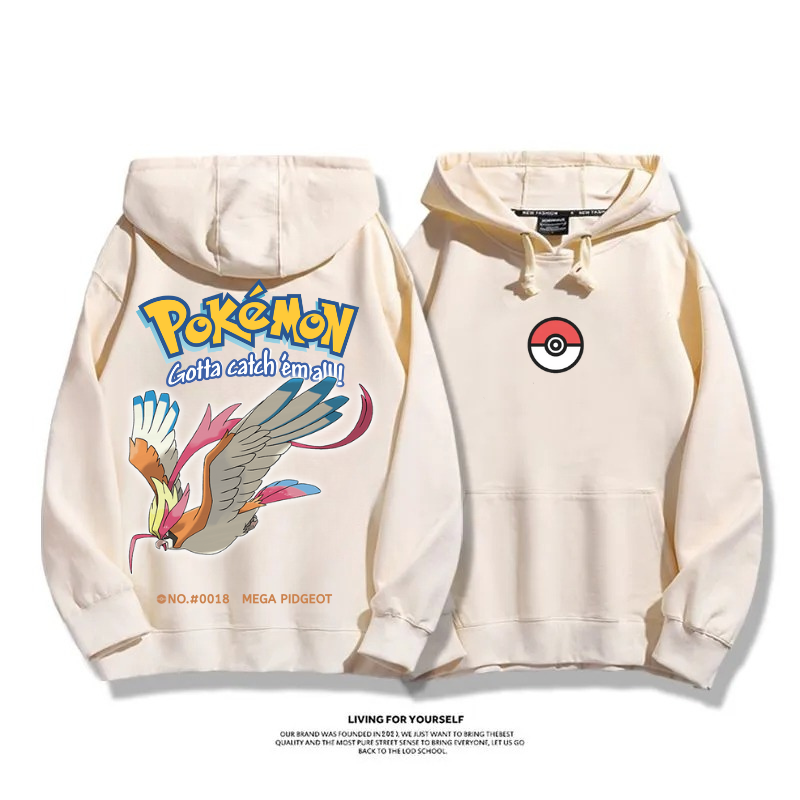 寶可夢 超級進化 2025秋冬新款 親子情侶男女連帽衛衣