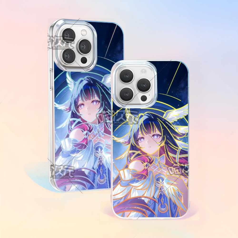 原神極光金漸變防摔手機殼