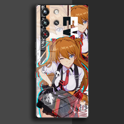 紅魔新世紀福音戰士EVA鋼化玻璃手機殼