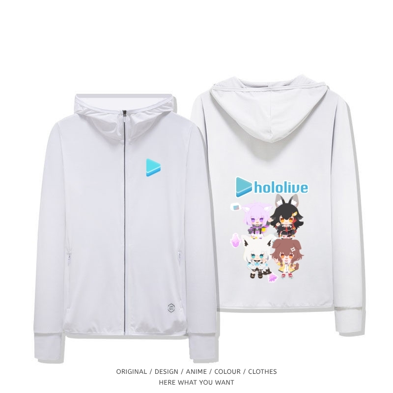 Hololive 虛擬主播夏季通勤冰絲速乾涼感防曬外套