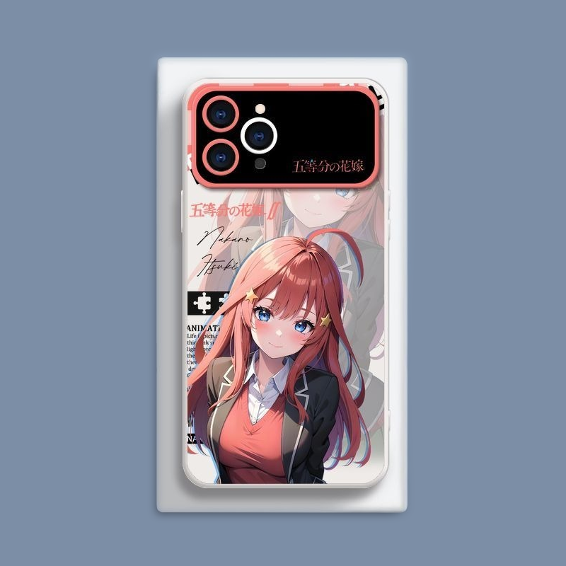 五等分的花嫁液態大視窗全包矽膠防摔軟殼