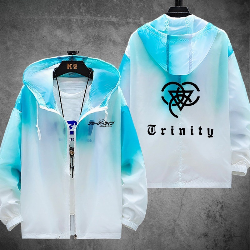 蔚藍檔案 輕薄透氣漸變防曬衣外套
