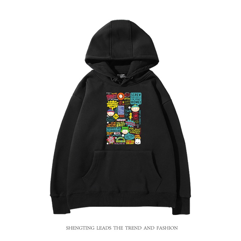 SouthPark南方公园 2025秋冬新款 親子情侶裝連帽衛衣