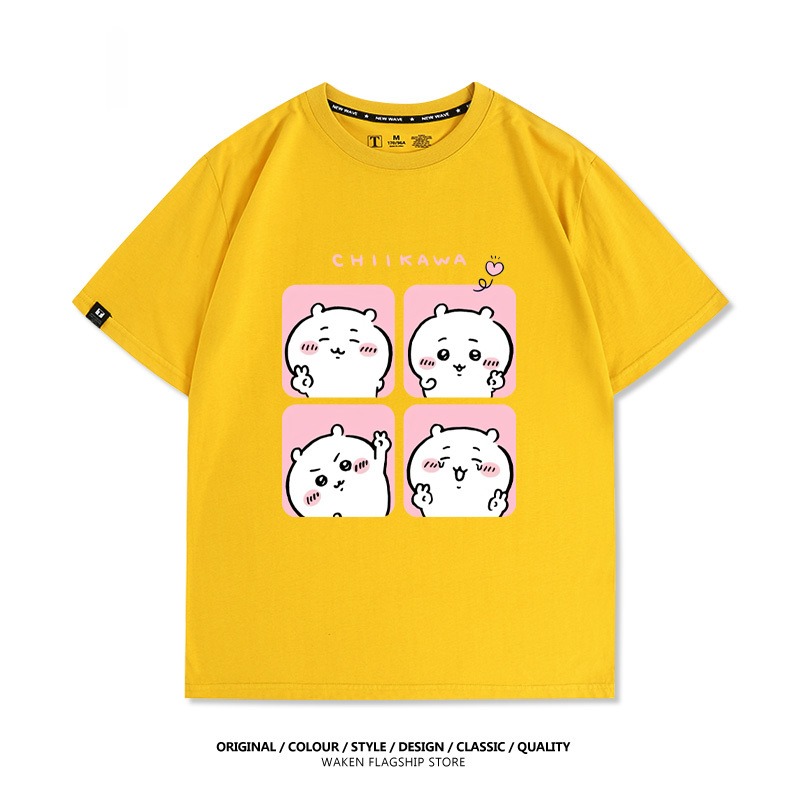 Chiikawa 2025親子情侶男女同款 印花短袖T恤