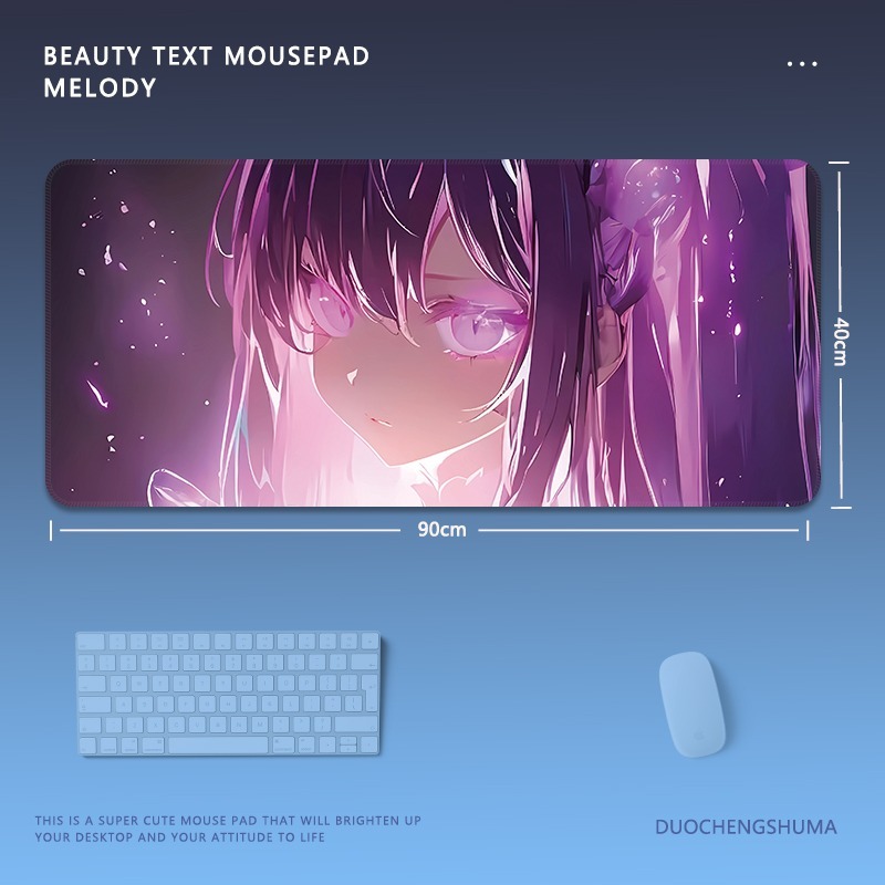 炫彩流光美女 主題桌墊 布質滑鼠墊-ZUIHANG SHOP
