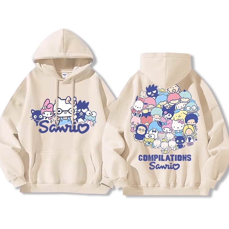 三麗鷗新款 親子情侶男女款連帽衛衣-ZUIHANG SHOP