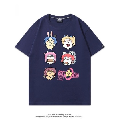 Chiikawa 2025親子情侶男女同款 印花短袖T恤-ZUIHANG SHOP