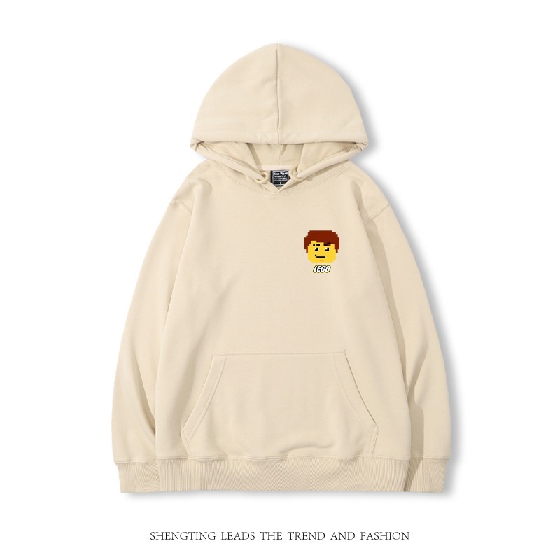 樂高積木 2025秋冬新款 親子情侶裝連帽衛衣