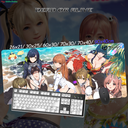 生死格鬥系列 超大鎖邊主題桌墊 布質滑鼠墊